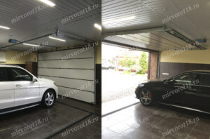 Наша работа - секционные ворота Херманн